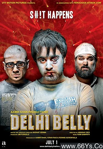 2011年印度7.6分喜剧剧情片《德里囧事》1080P北印度语中字