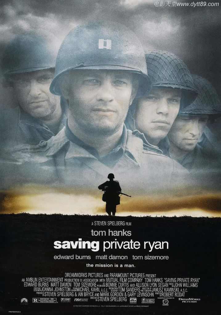 1998年美国9.0分战争片《拯救大兵瑞恩》1080P国英双语双字
