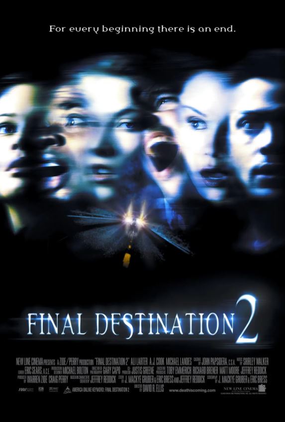 2003年美国7.5分惊悚恐怖片《死神来了2》蓝光版中英双字