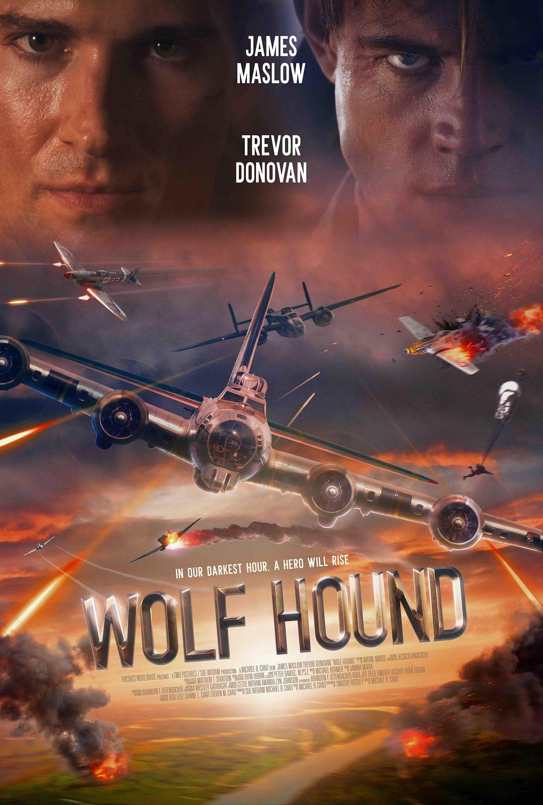 2022年美国动作战争片《猎狼犬行动》1080P英语中英双字