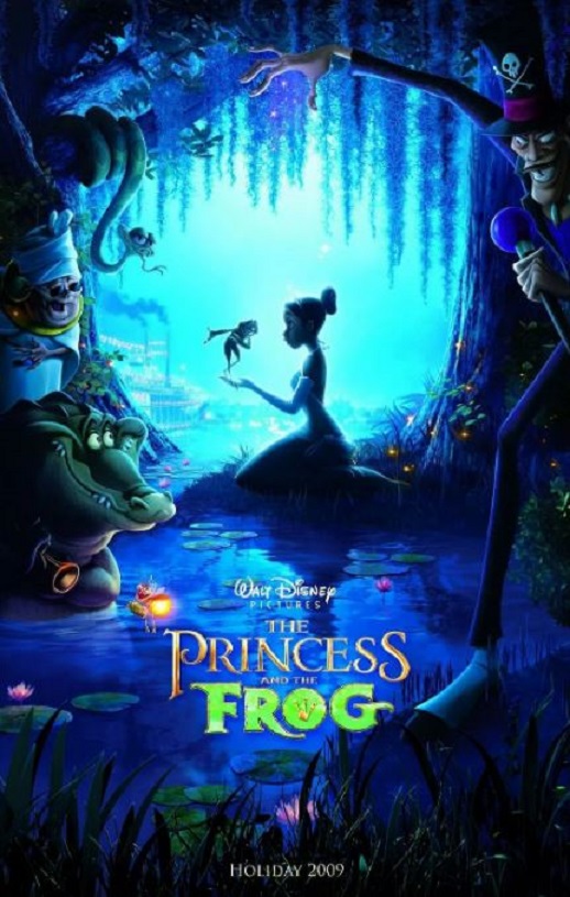 2009年美国7.6分动画片《公主与青蛙》蓝光国粤英3语双字